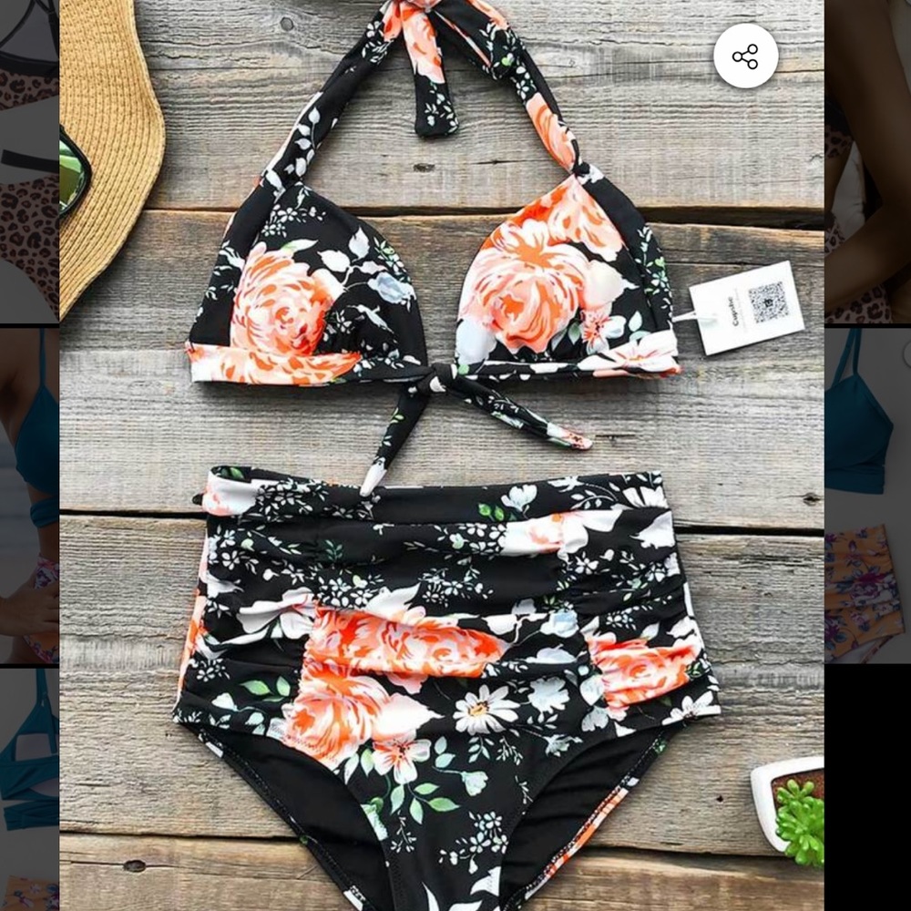 Cupshe Faint Fragrance Bikini Set